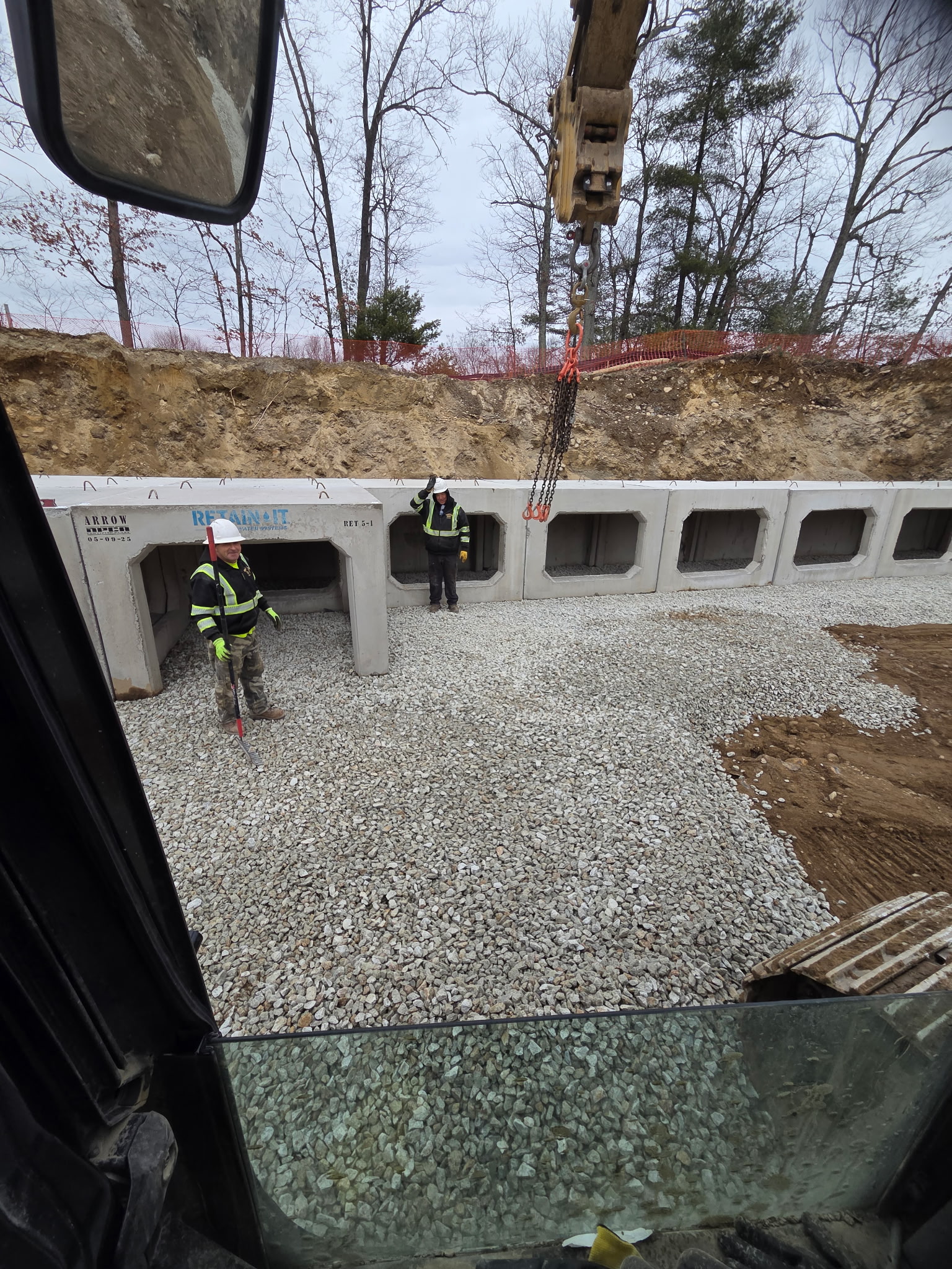 Retain-It underground stormwater retention system Massachusetts